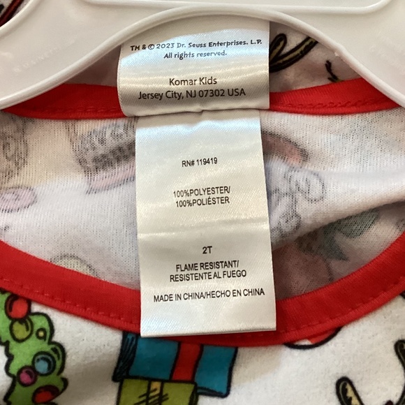 REDUCED HOW THE GRINCH STOLE CHRISTMAS GIRLS PAJAMAS GOWN DRESS VARIOUS - Picture 7 of 8